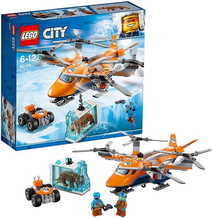 LEGO City Arctic Air Transport Expedition Helicopter Toy Explorer Quadrocopter Winter