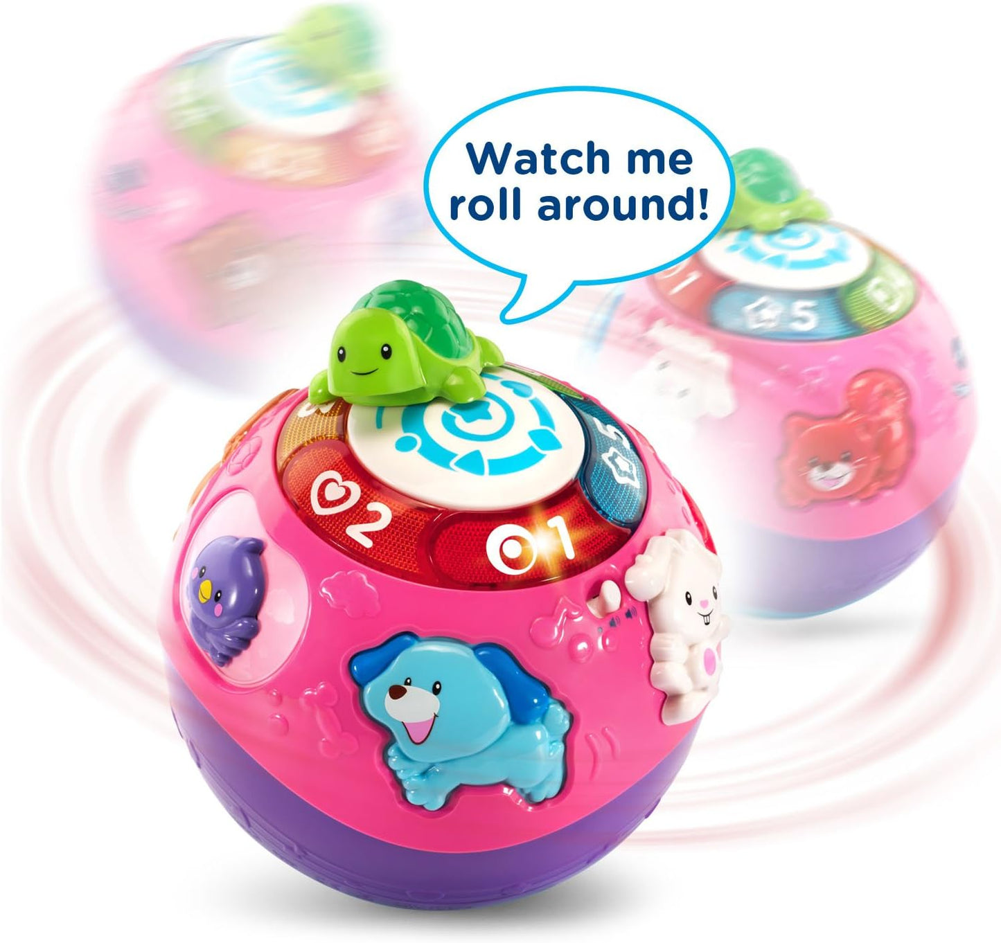 VTech Wiggle and Crawl Ball Purple