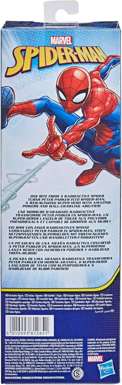 Marvel Titan Hero Series Spider-Man 12-Inch Action Figure with Fx Port Super Hero Easter