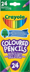 CRAYOLA Colouring Pencils - Assorted Colours Pack of 24 A Must-Have for All Arts Crafts