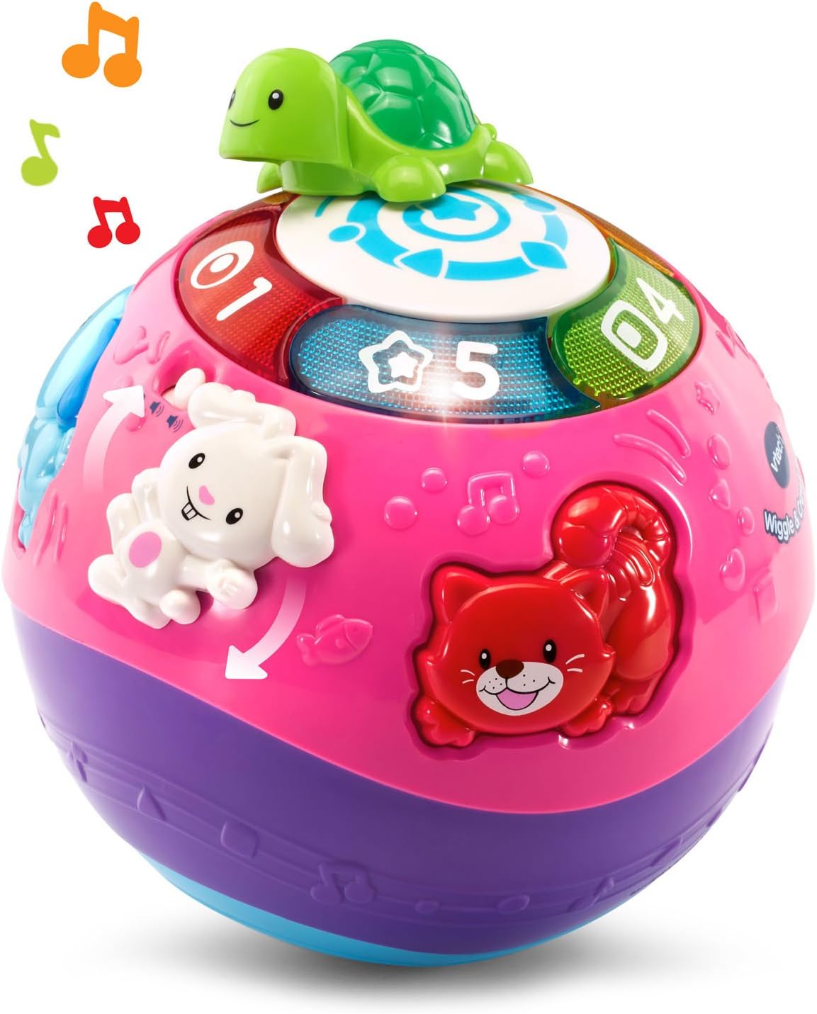 VTech Wiggle and Crawl Ball Purple