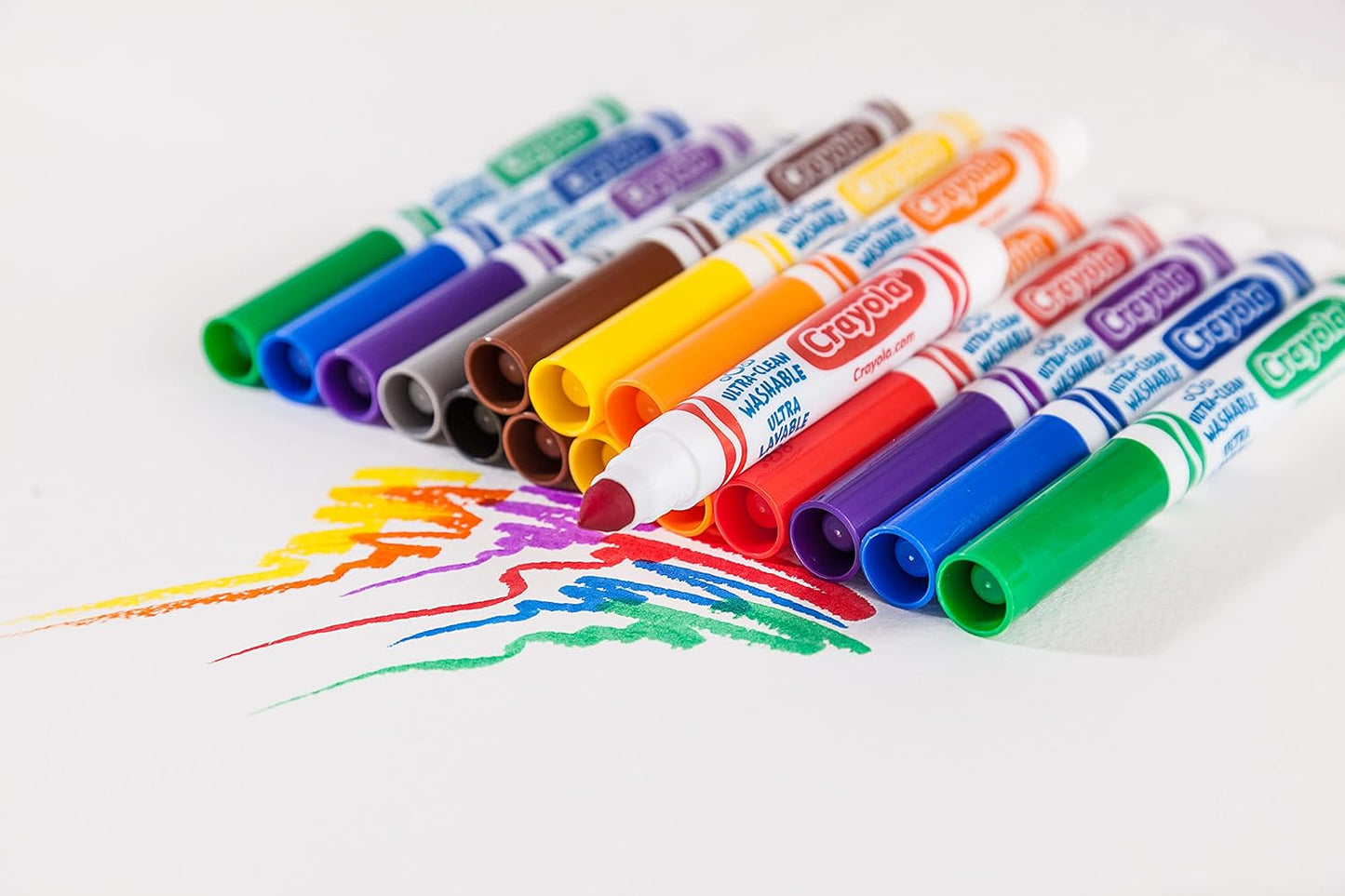 Crayola Ultra Clean Washable Markers A" 40-Count Set for Kids – 40