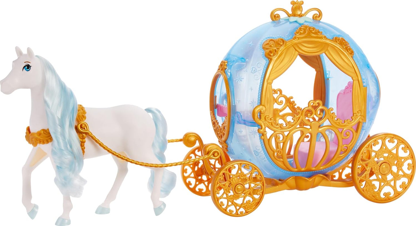 Mattel Disney Princess Cinderellas Rolling Carriage Fashion Doll