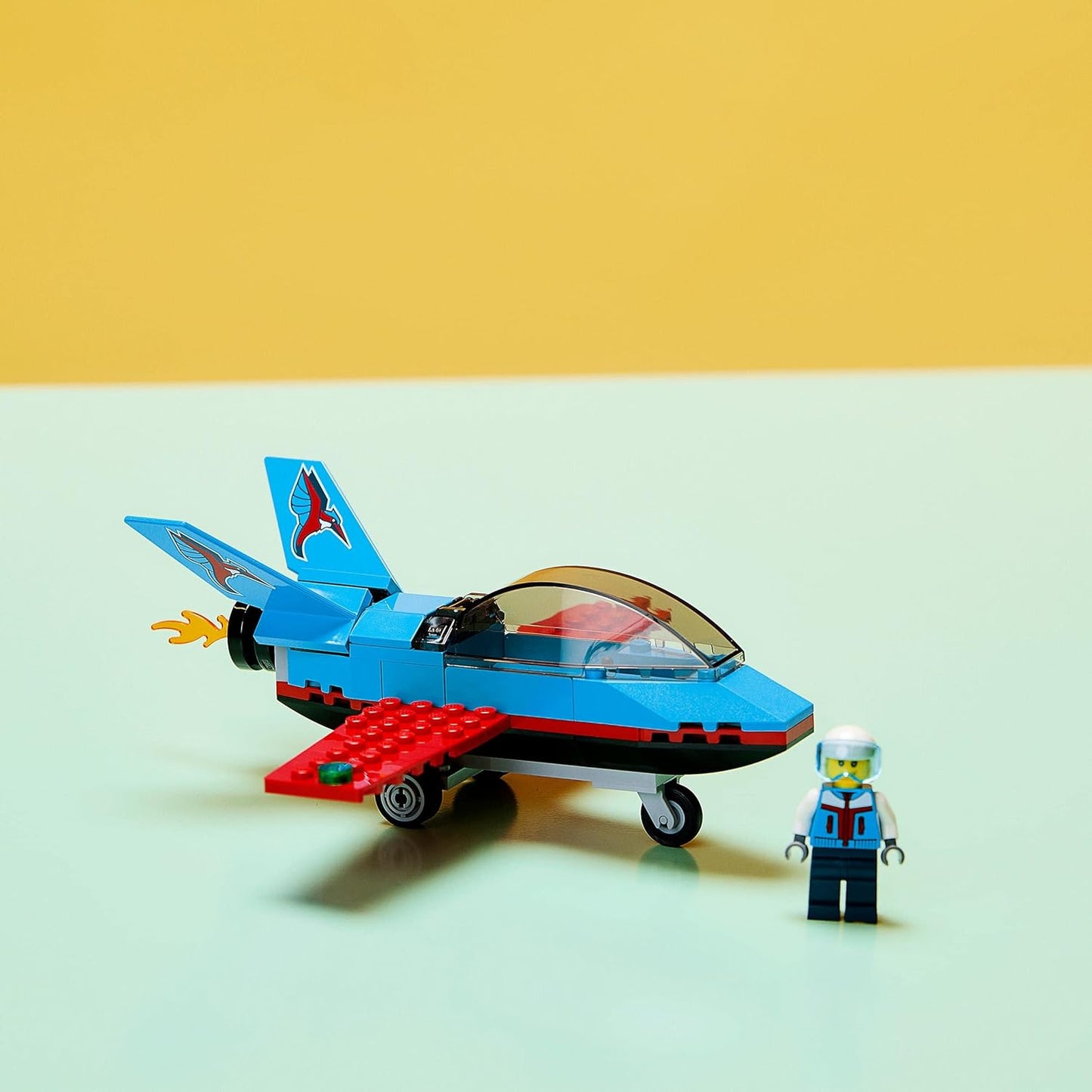 LEGO City Stunt Plane 60323 Building Kit Fun Toy Jet Playset for Aged 5