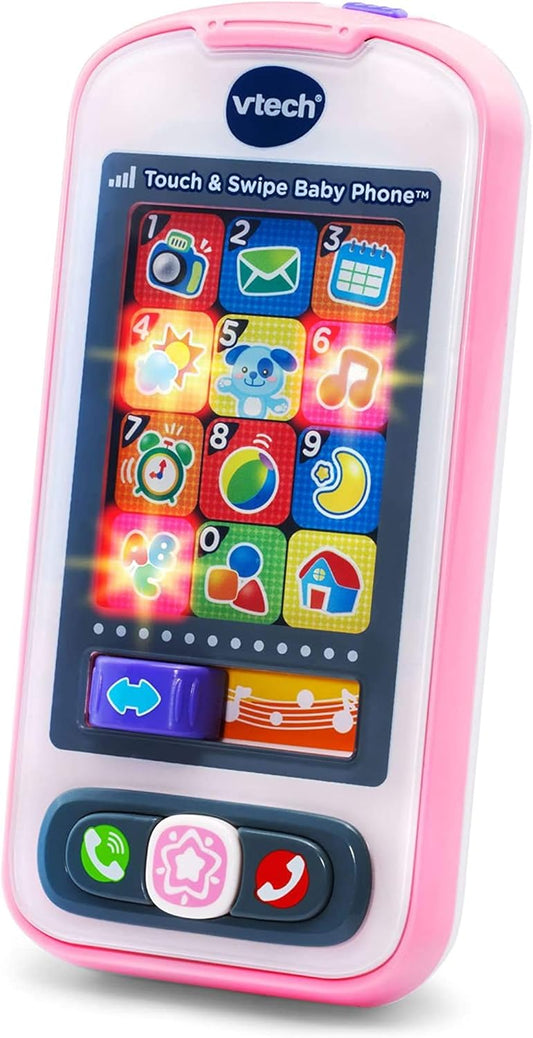 VTech Touch and Swipe Baby Phone Pink