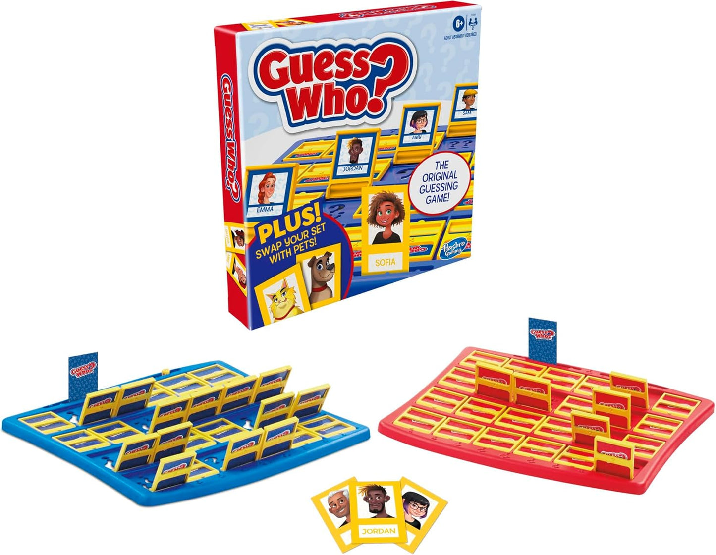 Hasbro Gaming Guess Who? People & Pets Edition A" Classic Guessing Game