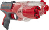NERF Elite Disrupter Blaster 6-Dart Rotating Drum Slam Fire Translucent Red Easter Gifts