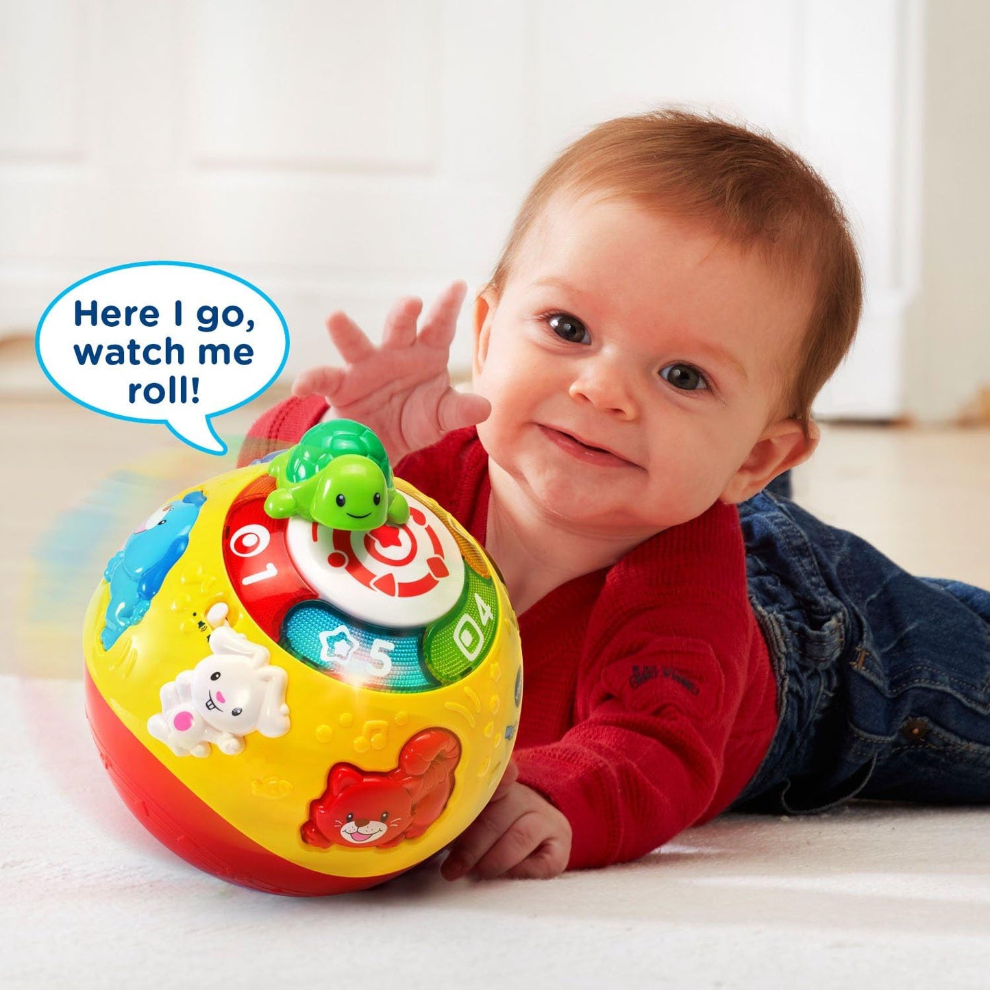 VTech Wiggle and Crawl Ball Multicolor