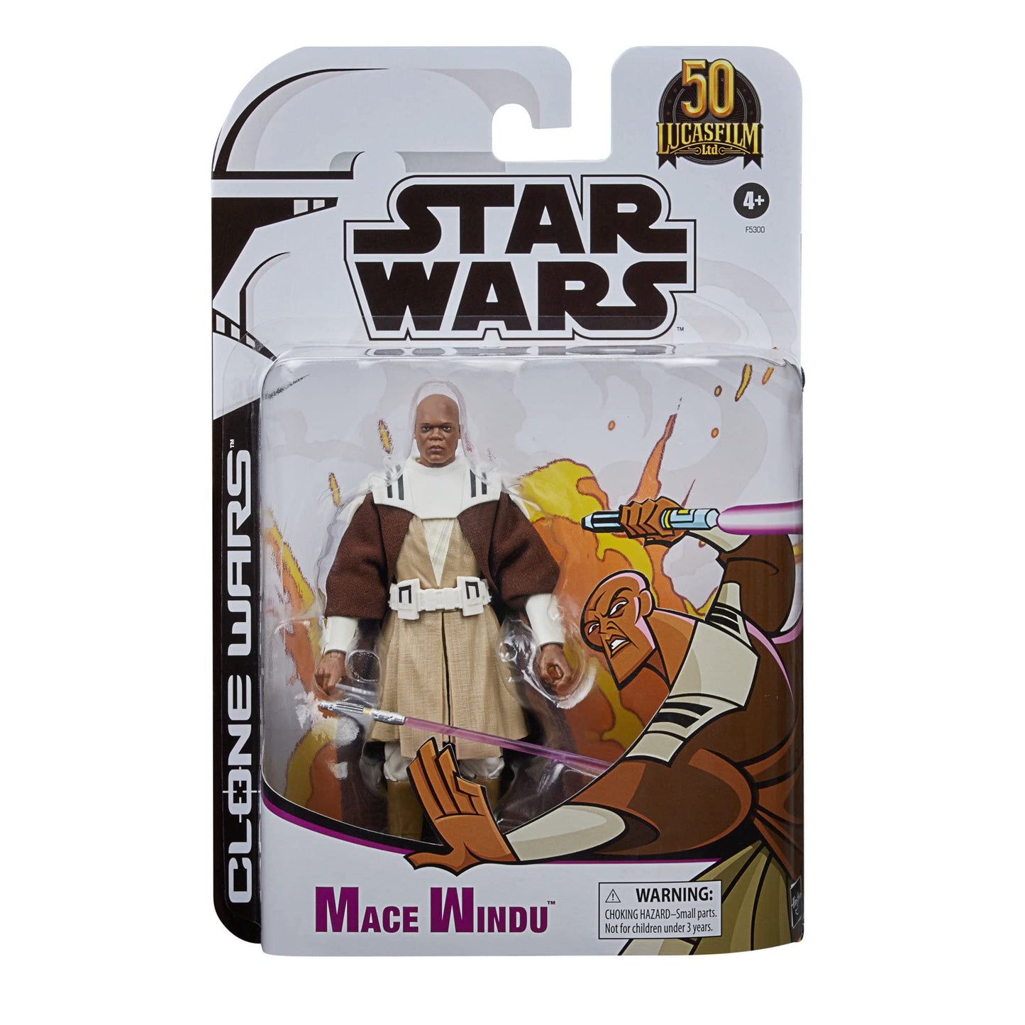 Star Wars Black Series 6-Inch Action Figure: Mace Windu (Clone Wars) - Walmart Exclusive! – 6