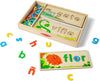 Melissa & Doug Melissa Doug See Spell Wooden Educational Language Learning Toy With Letters Puzzle