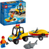 LEGO City Beach Rescue ATV 60286 Building Kit Fun Cool Toy for New 2021 79 Pieces
