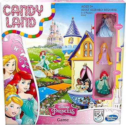 Hasbro Gaming Candy Land Disney Princess Edition Board Game