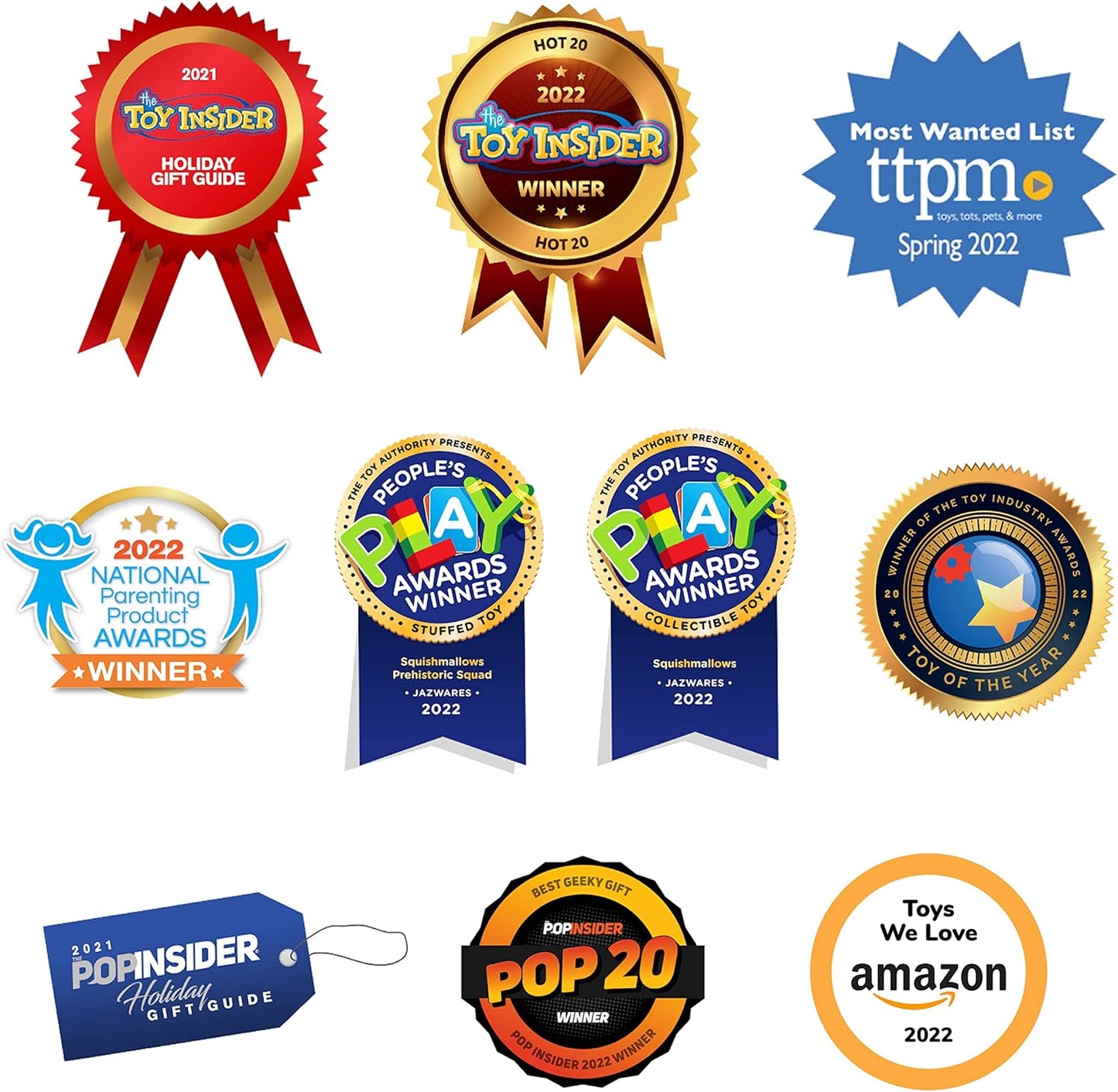 Squishmallows Original 5-Inch Archie Pink Axolotl with White Fuzzy Belly - Official Jazwares Plush