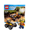 LEGO City Jungle 30355 ATV Car with Minifigure 2017 Polybag - Ages 4 Up