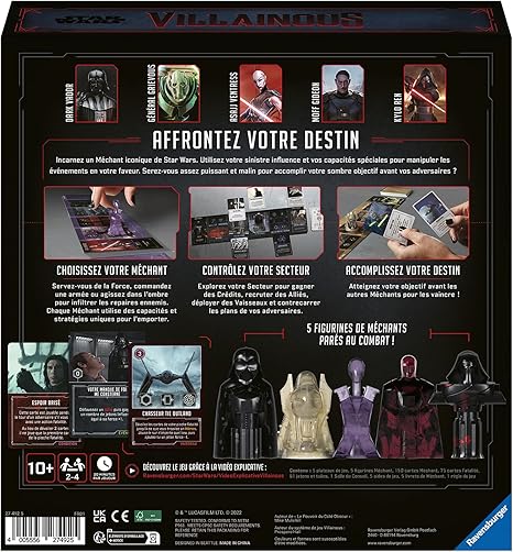 Ravensburger - Star Wars Villainous - The Power of The Dark Side - Strategy Game - 2 to 4