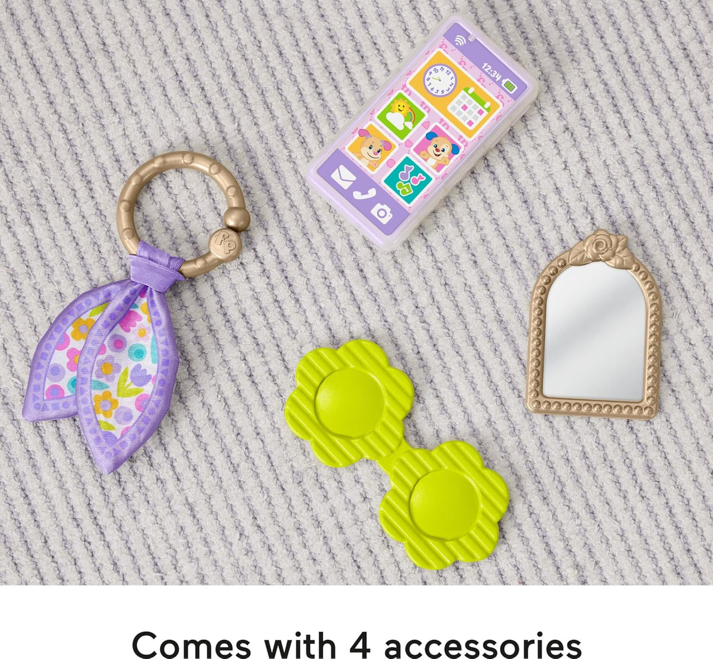 Fisher-Price Baby Toddler Toy Laugh Learn My Smart Purse with Lights Smart Stages