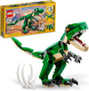LEGO Creator 3 in 1 Mighty Dinosaur Toy Transforms from T. rex to Triceratops to