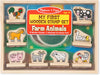 Melissa & Doug Melissa Doug My First Wooden Stamp Set - Farm Animals - Art Projects With