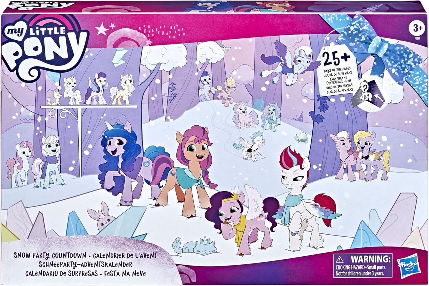 My Little Pony : A New Generation Snow Party Advent Calendar A" 25 Surprises & 16 Pony Figures – 25