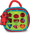 Melissa & Doug Melissa Doug K's Take-Along Shape Sorter Baby Toy with 2-Sided Activity