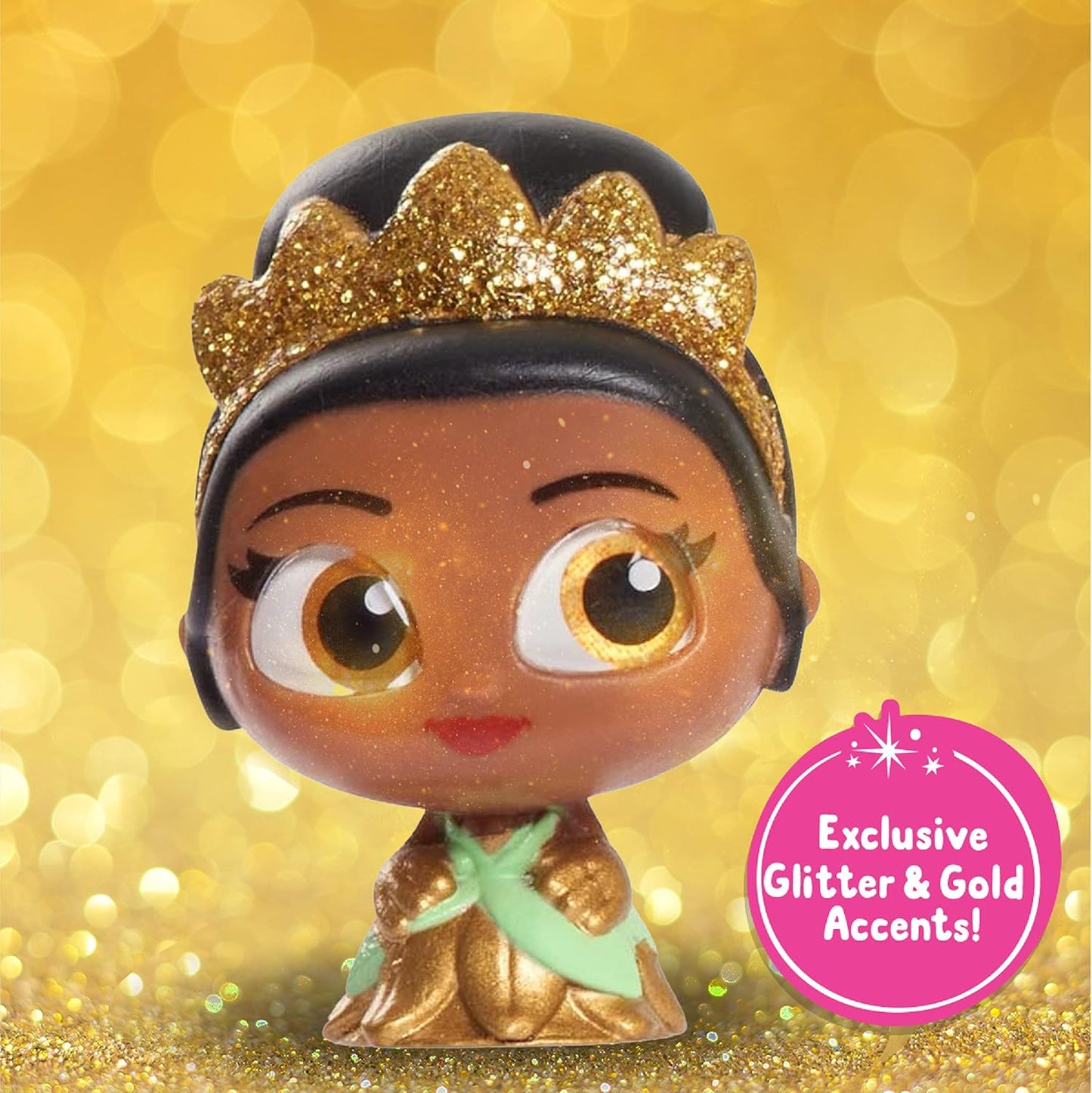 Disney Doorables Glitter & Gold Princess Collection A" 8 Blind Bag Figures – 8