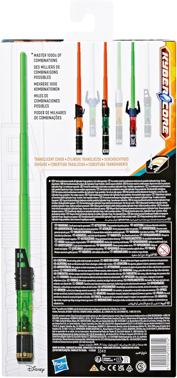 STAR WARS Lightsaber Forge Kyber Core Luke Skywalker Officially Licensed Green