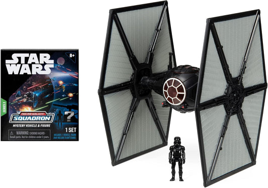 STAR WARS Micro Galaxy Squadron First Order TIE Fighter Mystery Bundle - 3-Inch Light Armor Class and Scout Class Vehicle