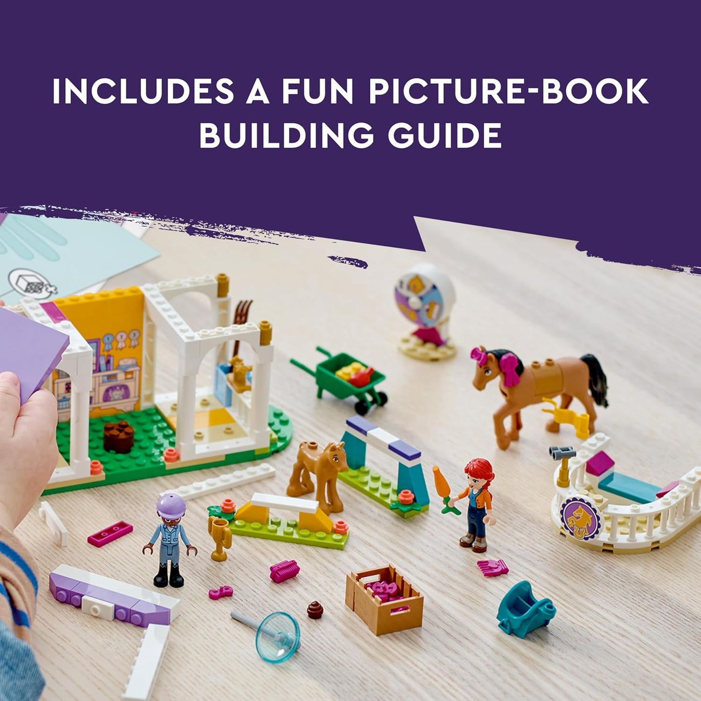 LEGO Friends Horse Training 41746 Toddler Building Toy Great for Ages 4 with 2 Mini-Doll