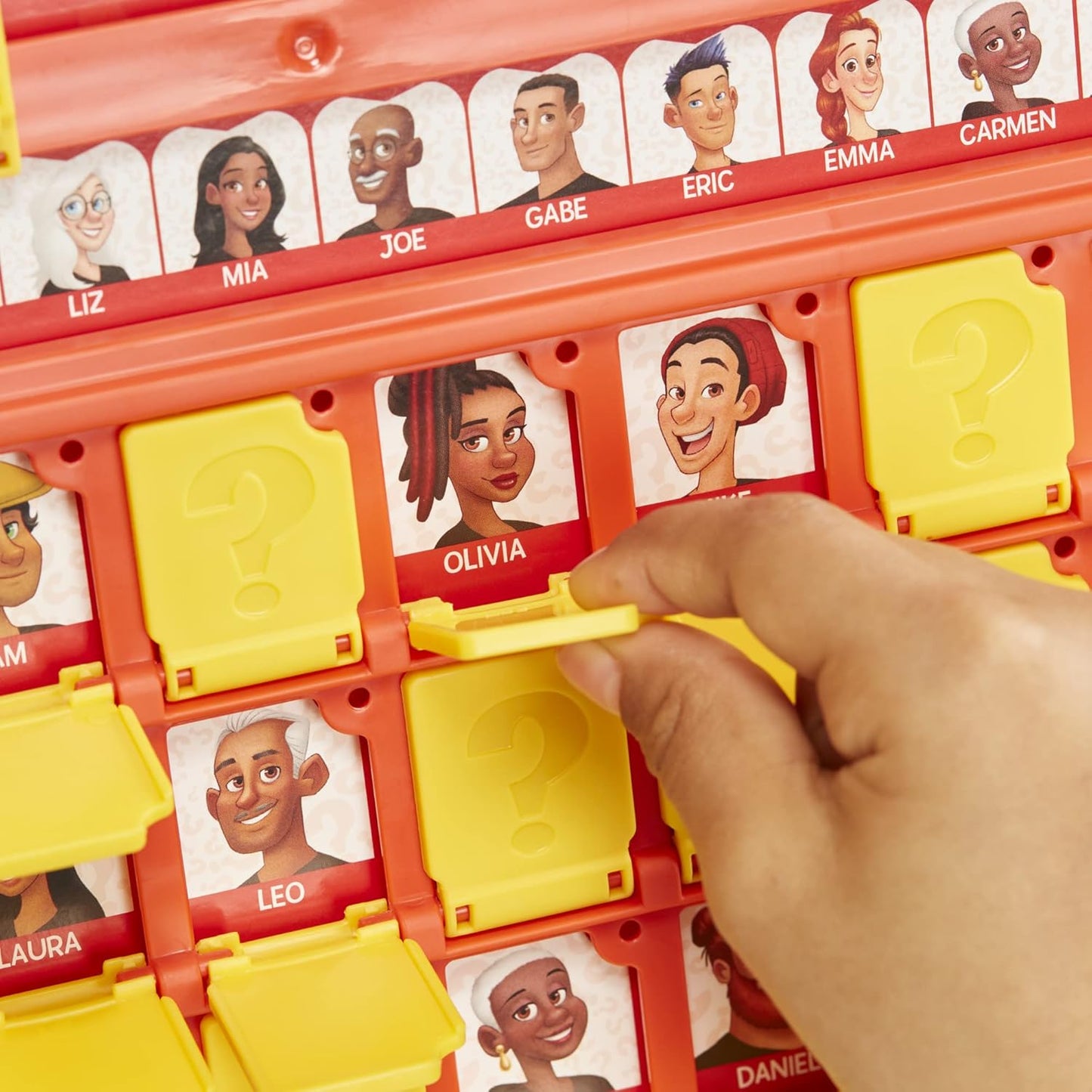 Hasbro Gaming Guess Who OriginalEasy to Load FrameDouble-Sided Character Sheet2 Player