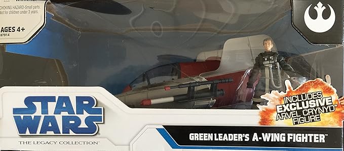 Star Wars Saga 2008 Legacy Collection: Exclusive Green Leader's A-Wing Fighter – 2008