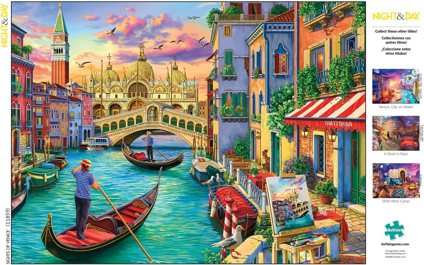 Buffalo Games Buffalo - Image World - Sights of Venice - 1000 Piece Jigsaw Puzzle