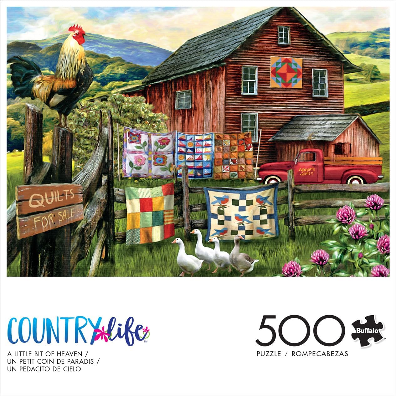 Buffalo Games Buffalo - Tom Wood - A Little Bit of Heaven - 500 Piece Jigsaw Puzzle