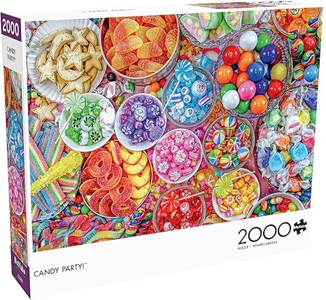 Buffalo Games Buffalo - Lars Stewart - Candy Party - 2000 Piece Jigsaw Puzzle