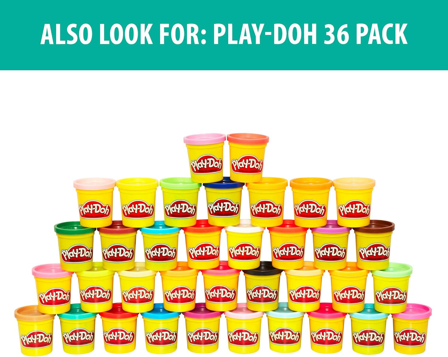 Play-Doh Play 'n Store Table A" 25+ Accessories 8 Cans of Assorted Colors – 25