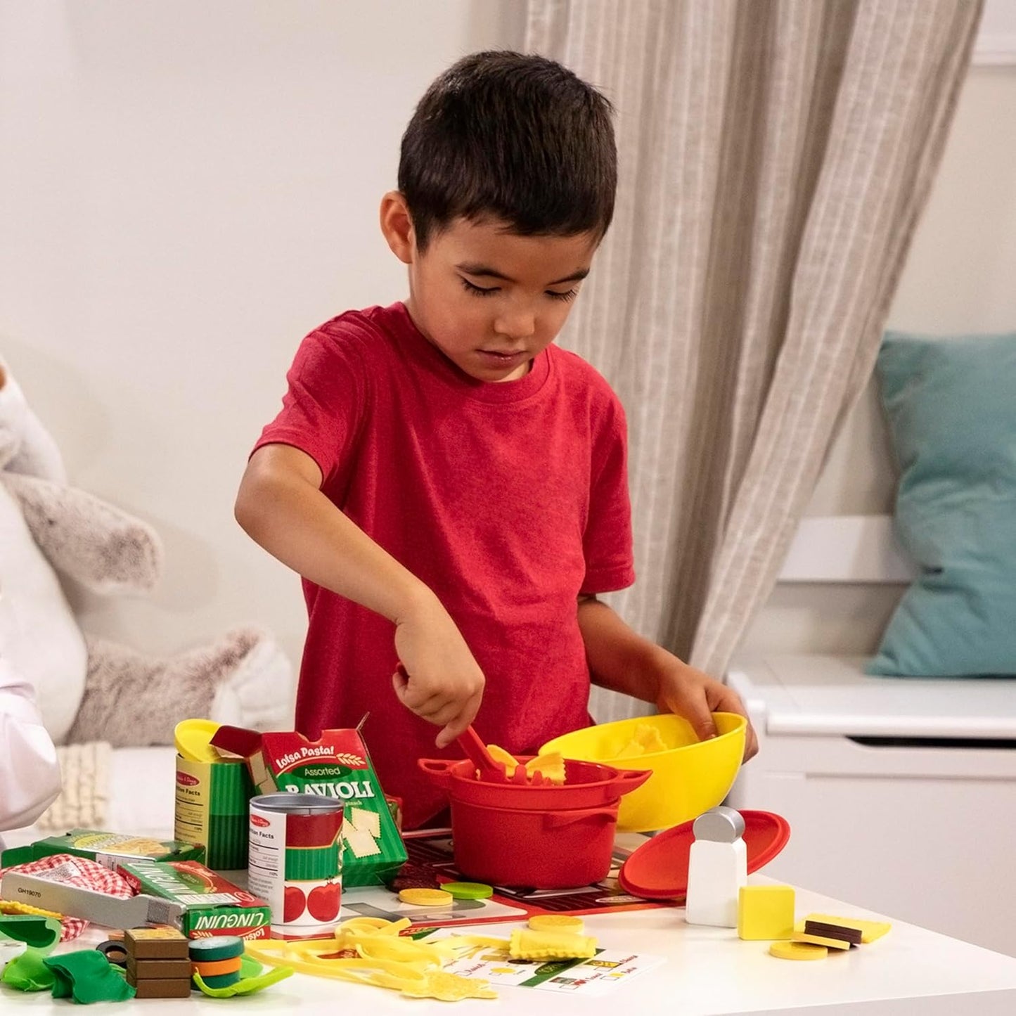Melissa & Doug Melissa Doug Prepare Serve Pasta Play Food Set