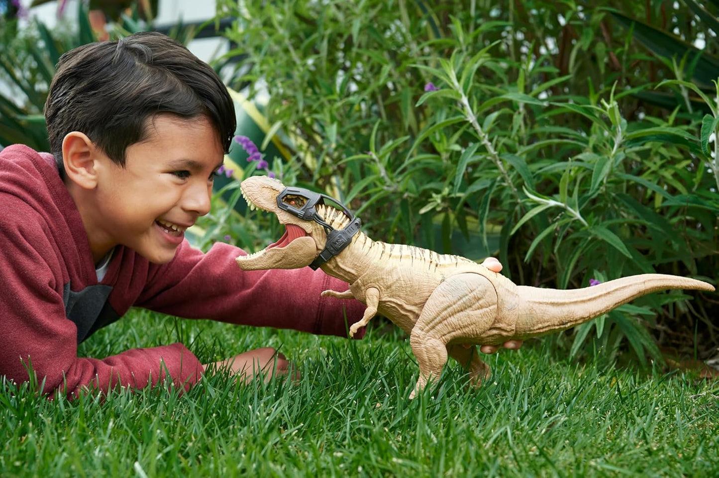 Mattel Jurassic World Track 'n Attack Dinosaur Action Figure Tyrannosaurus Rex Toy with