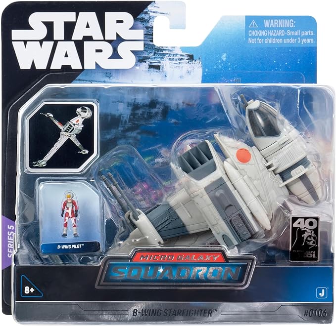 STAR WARS Micro Galaxy Squadron B-Wing Starfighter - 5-Inch Vehicle