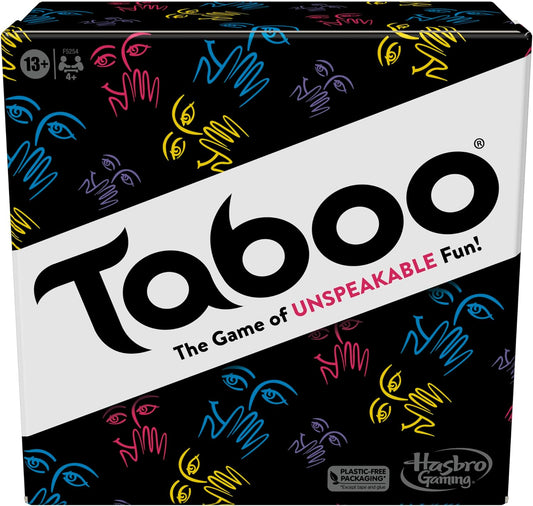 Hasbro Gaming Taboo Classic Game Party Word Guessing Game and Teens Board Game
