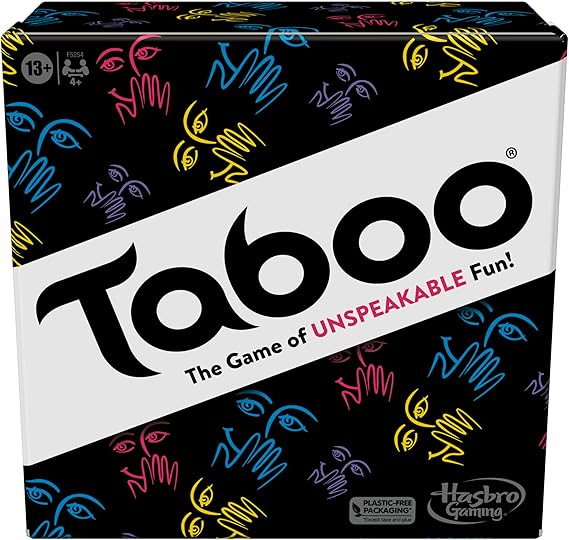 Hasbro Gaming Taboo Classic Game Party Word Guessing Game and Teens Board Game