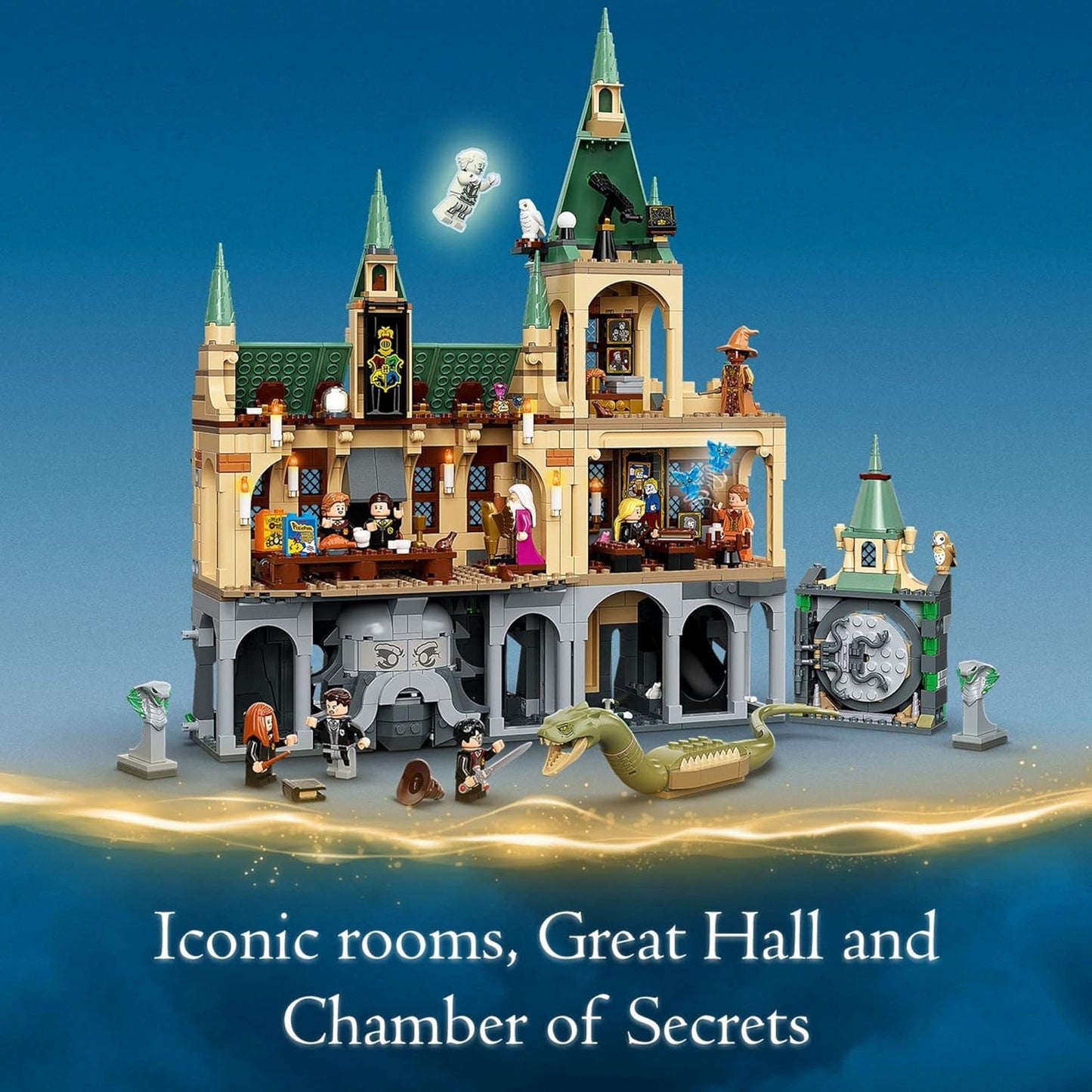 LEGO Harry Potter Hogwarts Chamber of Secrets 76389 Castle Toy with The Great Hall 20th