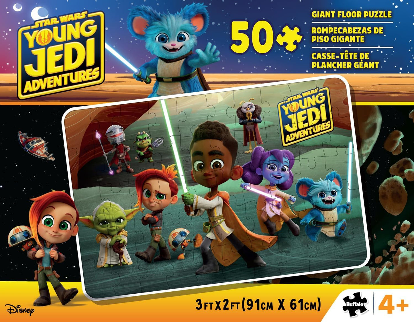 Buffalo Games Buffalo - Star Wars - Young Jedi Adventures - 50 Piece Jigsaw Puzzle