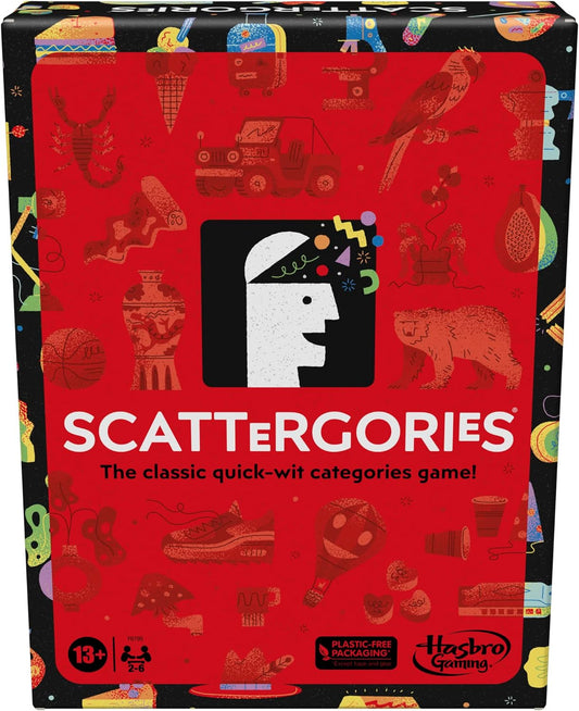 Hasbro Gaming Scattergories Classic Game Party Game and Teens Ages 13 and up Board Game