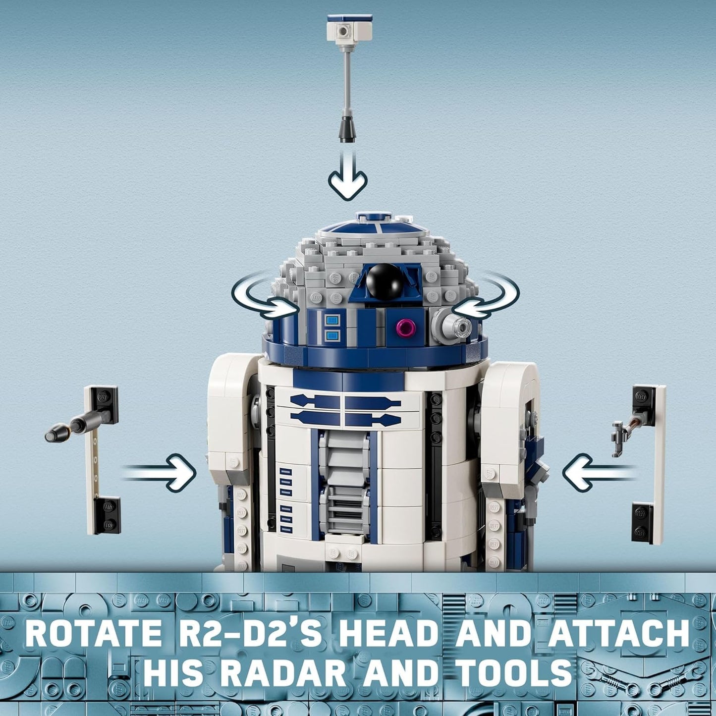 LEGO Star Wars R2-D2 Building Toy Set - Play or Display Star Wars Toy for Boys Girls Ages