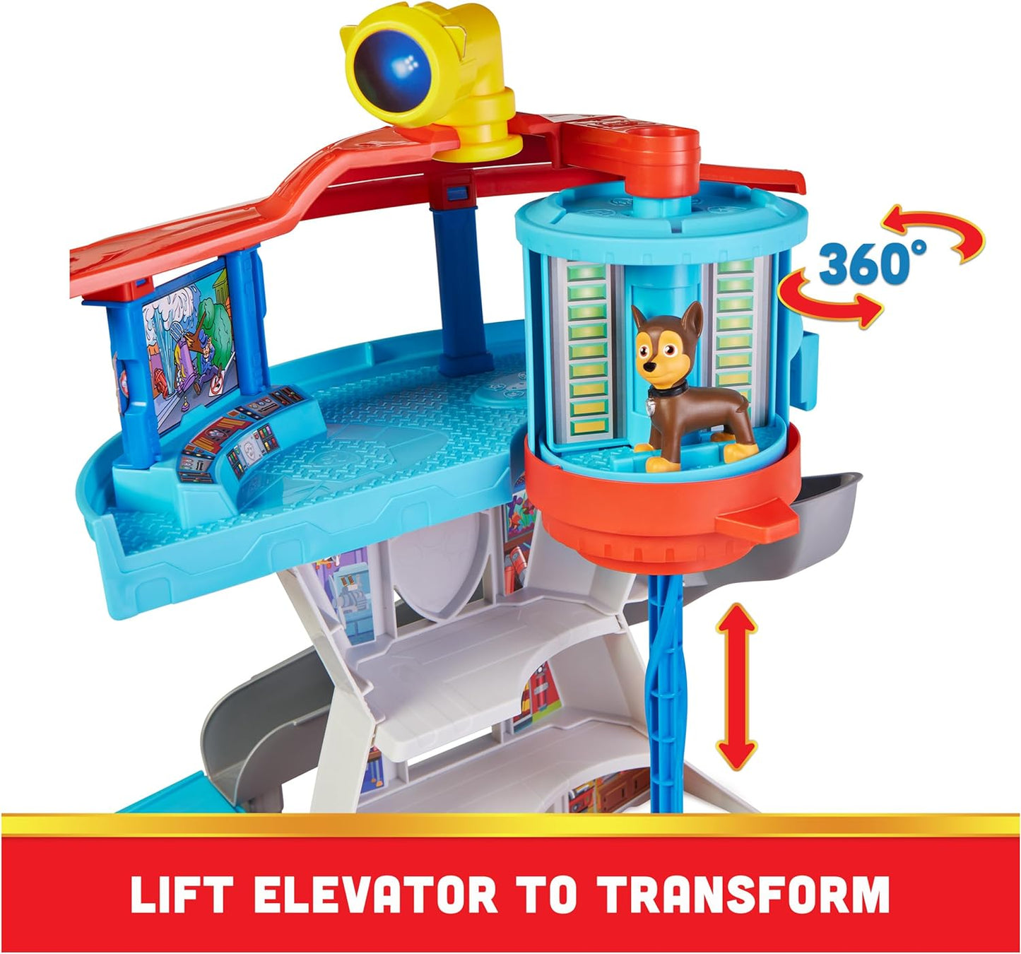 Paw Patrol Chase's Patrol Cruiser Toy Car with Action Figure Sustainably Minded for Boys