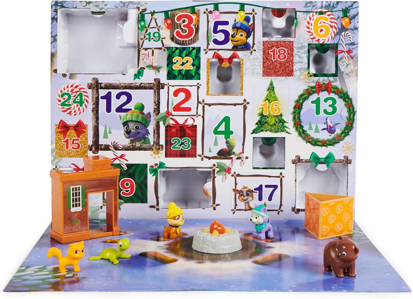 PAW Patrol 2023 Advent Calendar with 24 Surprise - Figures and for Ages 3 and up