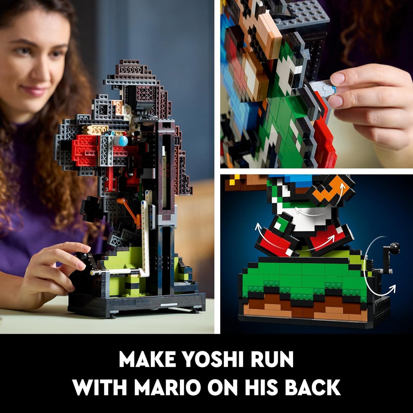 LEGO Super Mario World Mario Yoshi Nintendo Adult Mario Playset