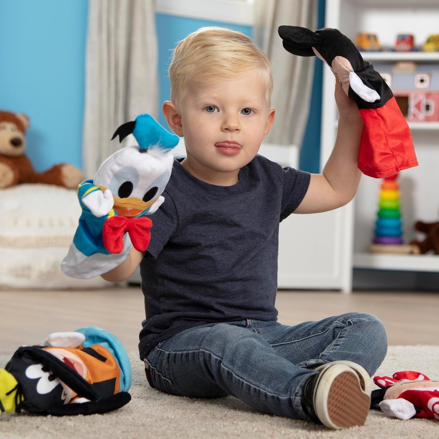 Melissa & Doug Melissa Doug Disney Mickey Mouse Friends Soft Cuddly Hand Puppets