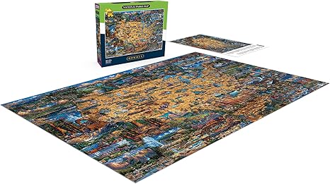 Buffalo Games Buffalo - Dowdle - National Parks Map - 2000 Piece Jigsaw Puzzle