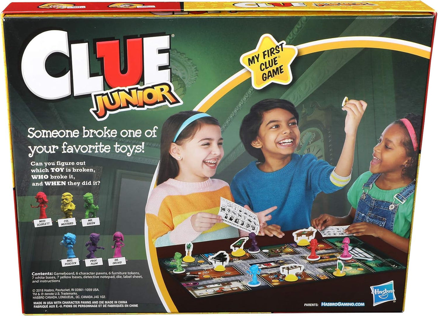 Hasbro Gaming Clue Junior Board Game
