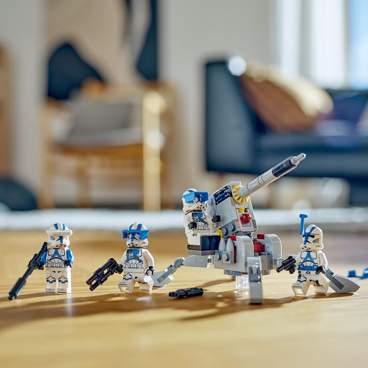LEGO Star Wars 501st Clone Troopers Battle Pack Toy Set Buildable AV-7 Anti Vehicle